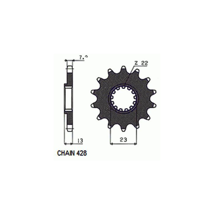 DRIVE SPROCKET SUNF235-15