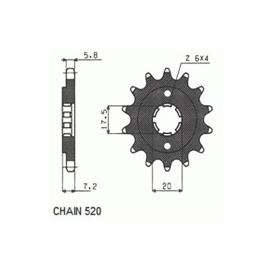 DRIVE SPROCKET SUNF303-13