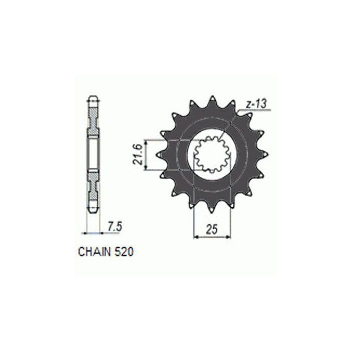 DRIVE SPROCKET SUNF3A5-15