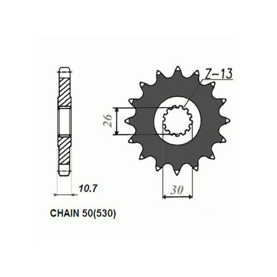 DRIVE SPROCKET SUNF517-18