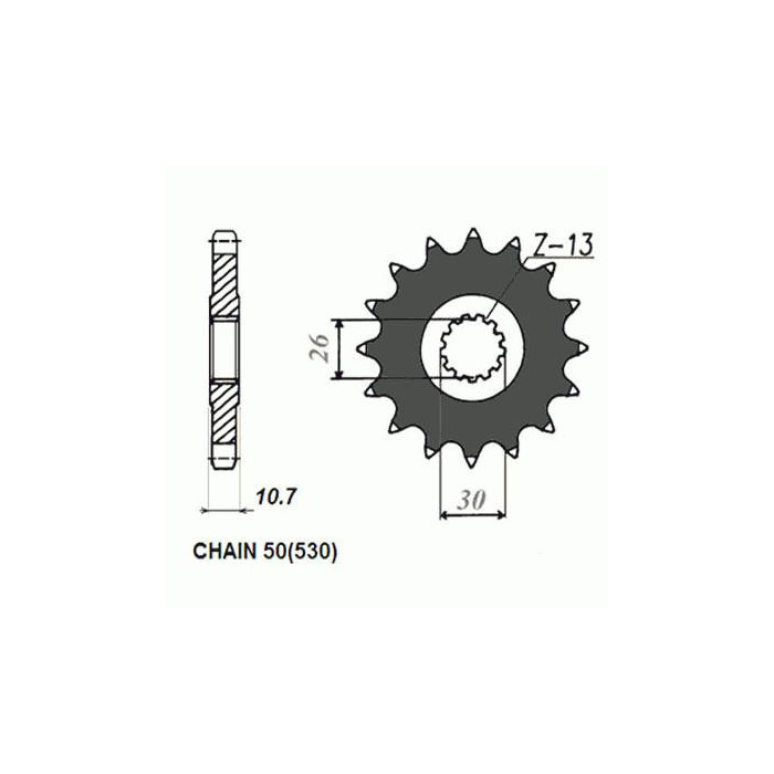 DRIVE SPROCKET SUNF517-18