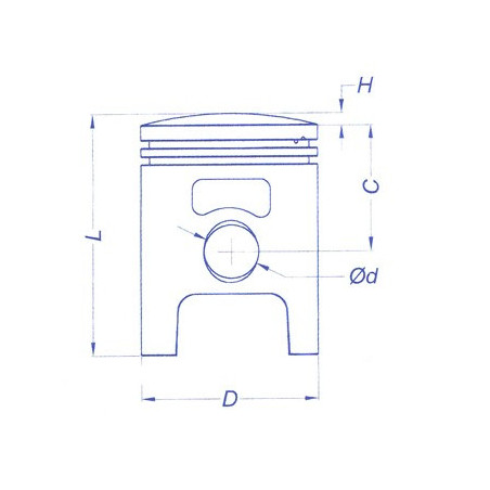 PISTON METEOR MTX-SH (45.46) SEL. CD
