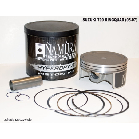 NAMURA stūmoklis SUZUKI 700 KINGQUAD (05-07) ARCTIC CAT 700 06-08 (101,96mm) HYPERDRYVE (žiedai NA-30014R)