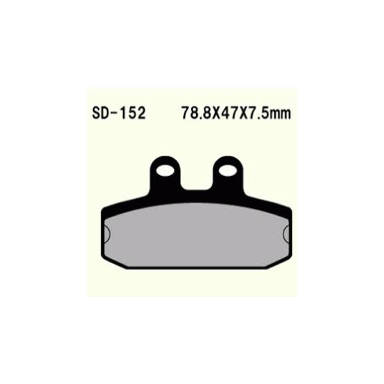 BRAKE PADS VD-152 (FA256)