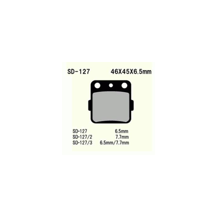 BRAKE PADS VD-127/3 (FA84/2)