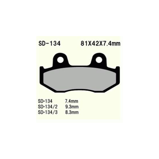 BRAKE PADS VD-134/3 (FA323/3)