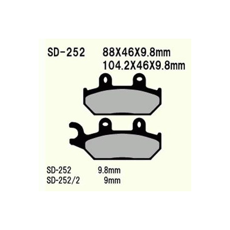 BRAKE PADS VD-252