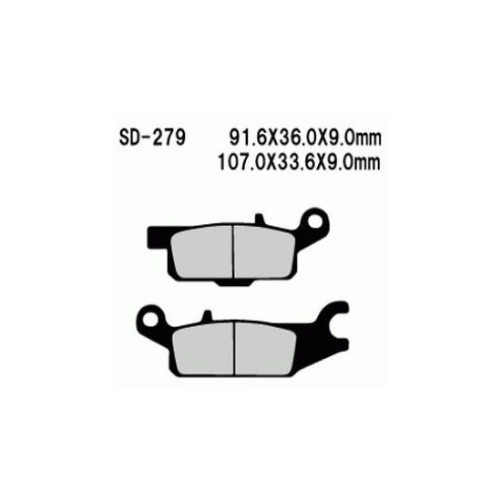 BRAKE PADS VD-279 / 2