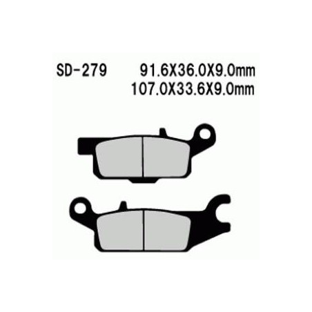 BRAKE PADS VD-279 / 2