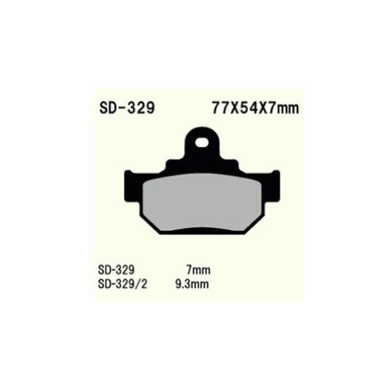 BRAKE PADS VD-329 / 2