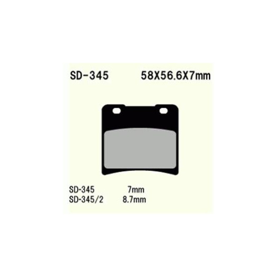 BRAKE PADS VD-345 / 2