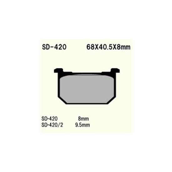 BRAKE PADS VD-420 / 2
