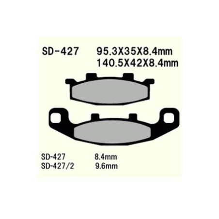 BRAKE PADS VD-427 / 2