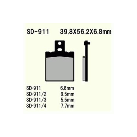 BRAKE PADS VD-911 / 2