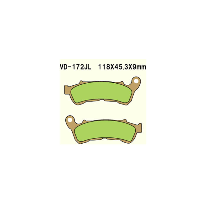 BRAKE PADS VESRAH VD-172JL (FA388HH)