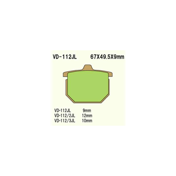 BRAKE PADS VD-112 / 2JL