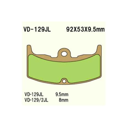 BRAKE PADS VESRAH VD-129 / 2JL