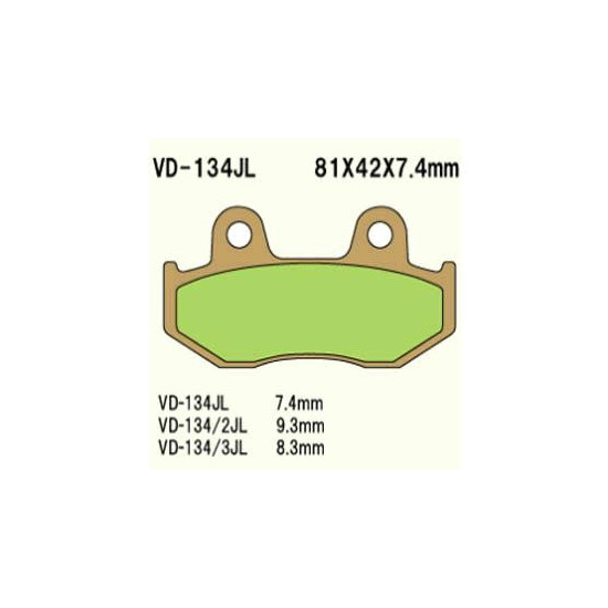 STABDŽIŲ KALADĖLĖS VESRAH VD-134 / 3JL (FA323 / 3HH)