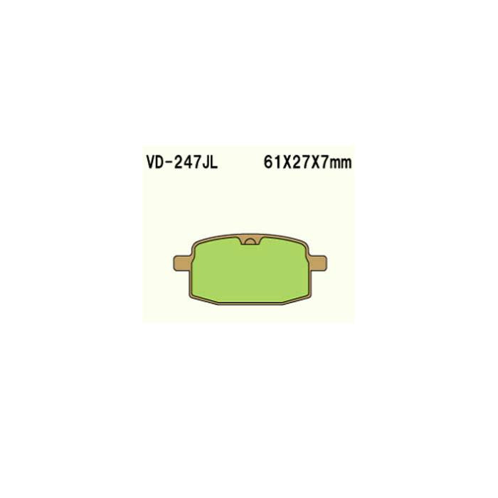 BRAKE PADS VESRAH VD-247JL