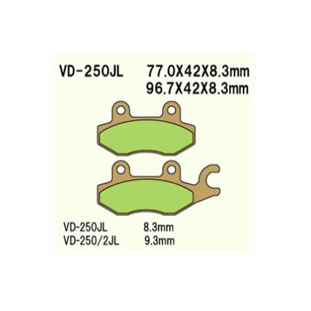 STABDŽIŲ KALADĖLĖS VESRAH VD-250 / 2JL