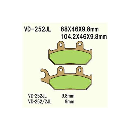 STABDŽIŲ KALADĖLĖS VESRAH VD-252 / 2JL