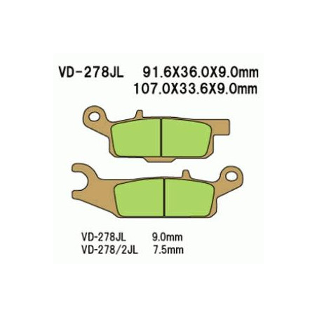 STABDŽIŲ KALADĖLĖS VESRAH VD-278 / 2JL