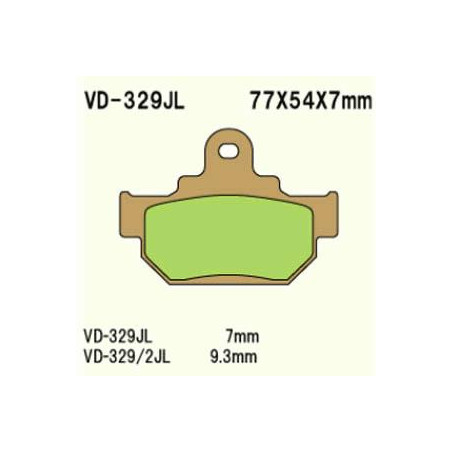 BRAKE PADS VESRAH VD-329JL