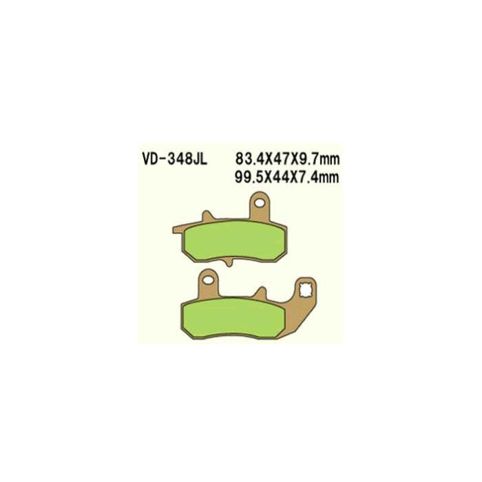 BRAKE PADS VESRAH VD-348JL