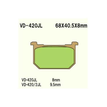 BRAKE PADS VESRAH VD-420JL