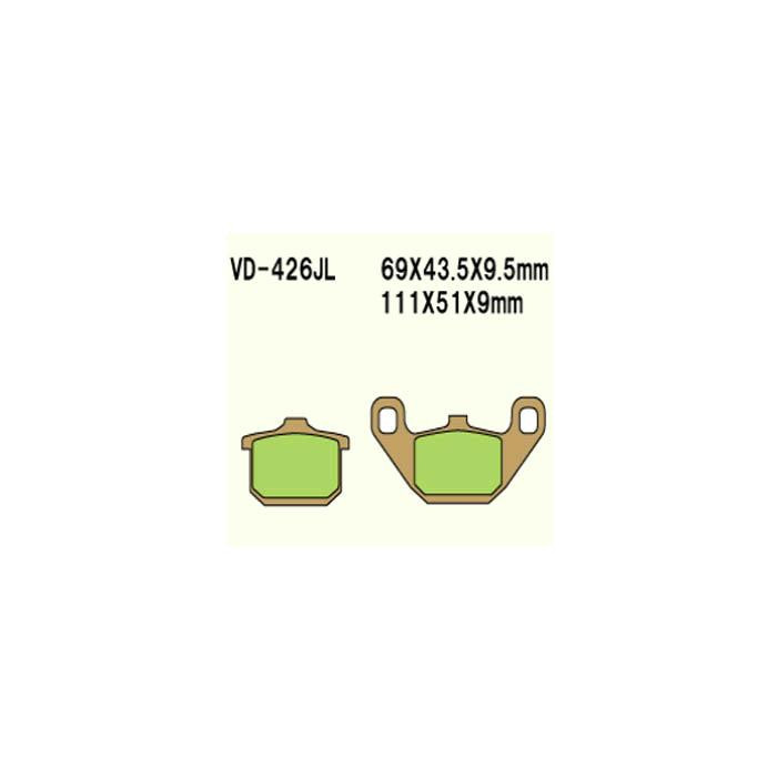 BRAKE PADS VESRAH VD-426JL