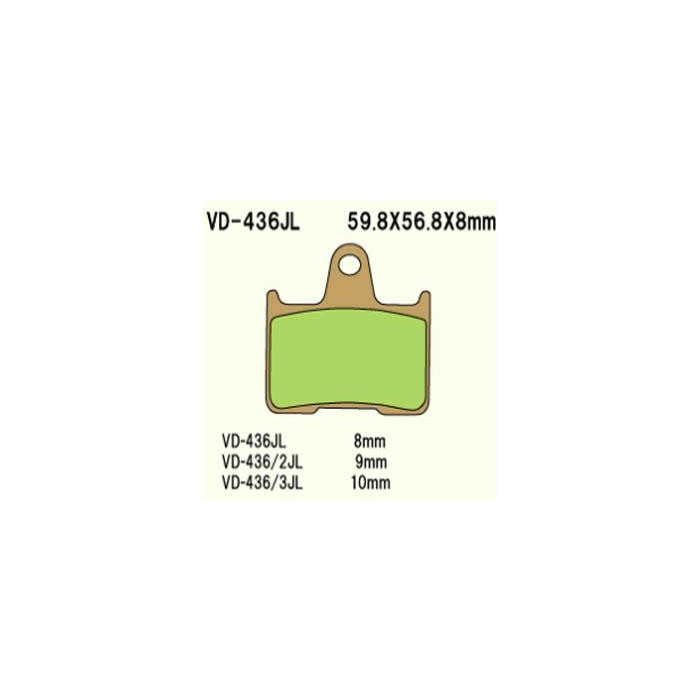 BRAKE PADS VESRAH VD-436JL