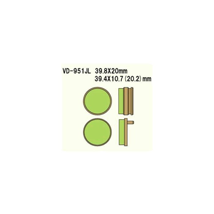 BRAKE PADS VESRAH VD-951JL