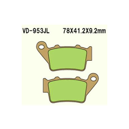 BRAKE PADS VESRAH VD-953JL (REAR)