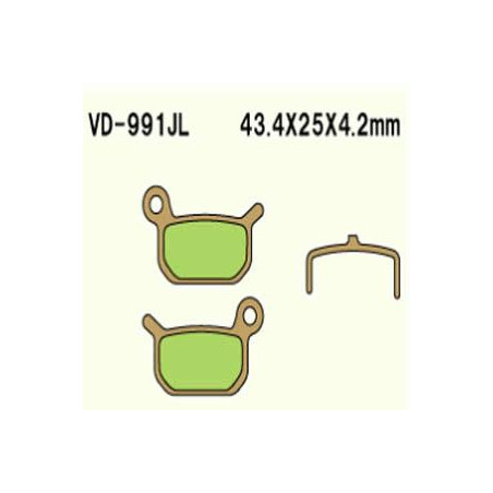 BRAKE PADS VESRAH VD-991JL