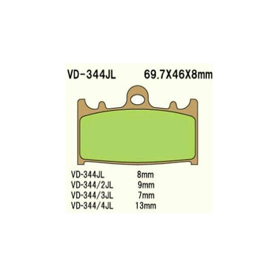 STABDŽIŲ KALADĖLĖS VESRAH VD-344SRJL (PRIEKINĖS)