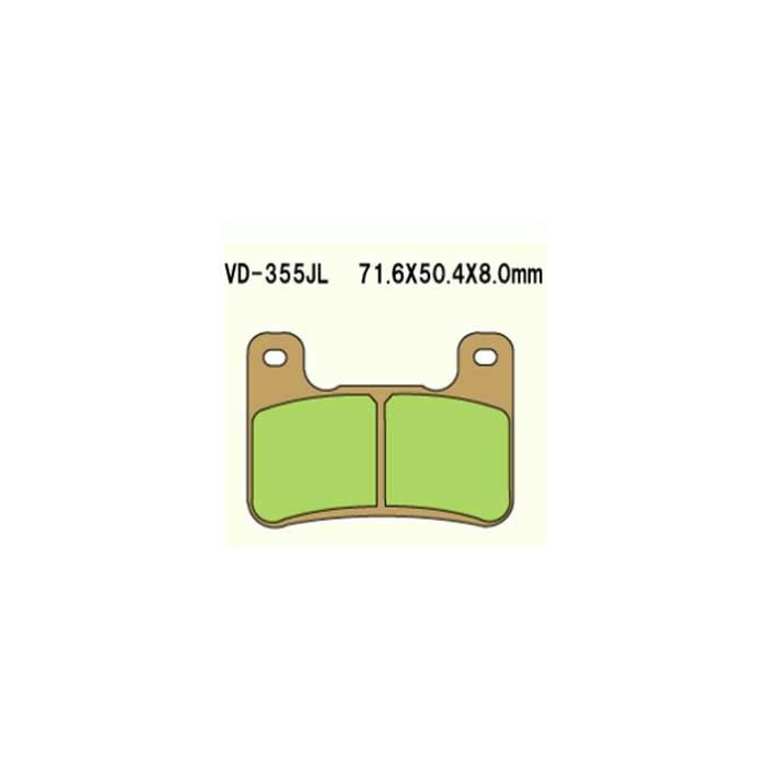 BRAKE PADS VESRAH VD-355SRJLX (FRONT)