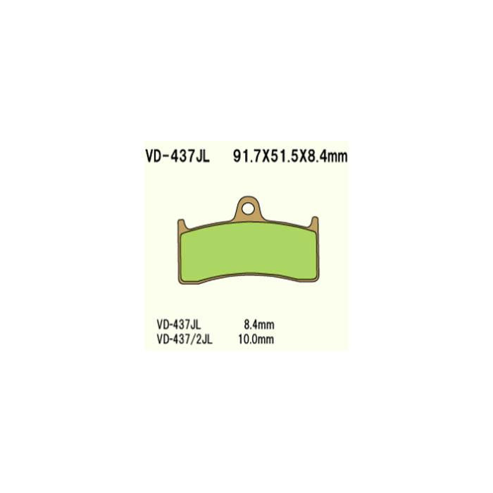 BRAKE PADS VESRAH VD-437RJL