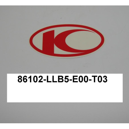 KYMCO K LOGO 60 STICKER RED KYMCO SUPER 9