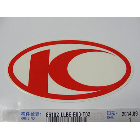 KYMCO K LOGO 60 LIPDUKAS RAUDONAS KYMCO SUPER 9