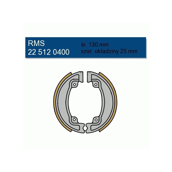 REAR BRAKE PADS HONDA CN 250CC