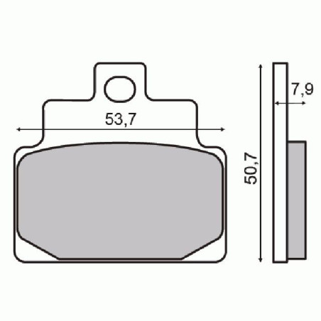 ORGANIC BRAKE PADS APRILIA LEONARDO 125CC 1999