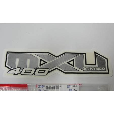 RIGHT FUEL TANK STICKER MXU 400 86223-LFA5-E61-T01