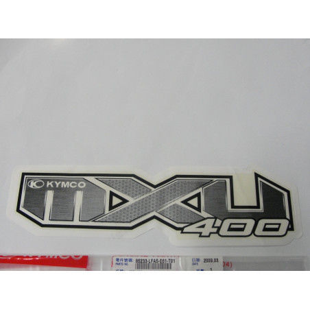 KAIRIOJO DEGALŲ BAKO LIPDUKAS MXU 400 86233-LFA5-E61-T01