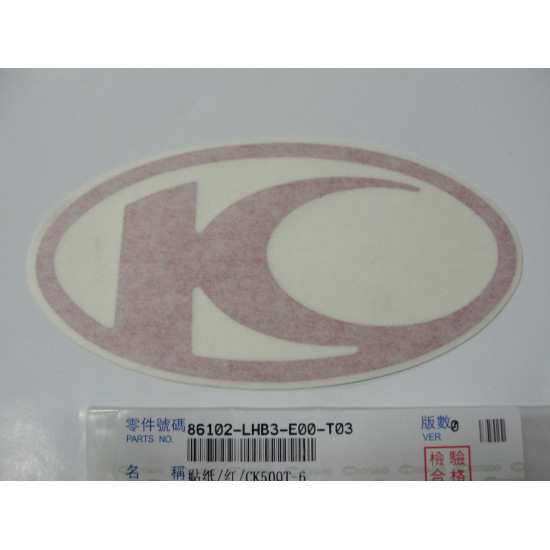 K-LOGO STICKER 86102-LHB3-E00-T03