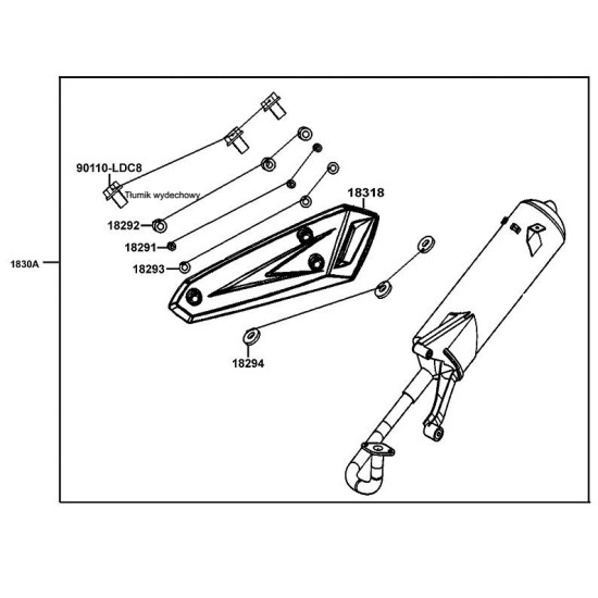 MUFFLER BLOCK 1830A-LGB5-E10