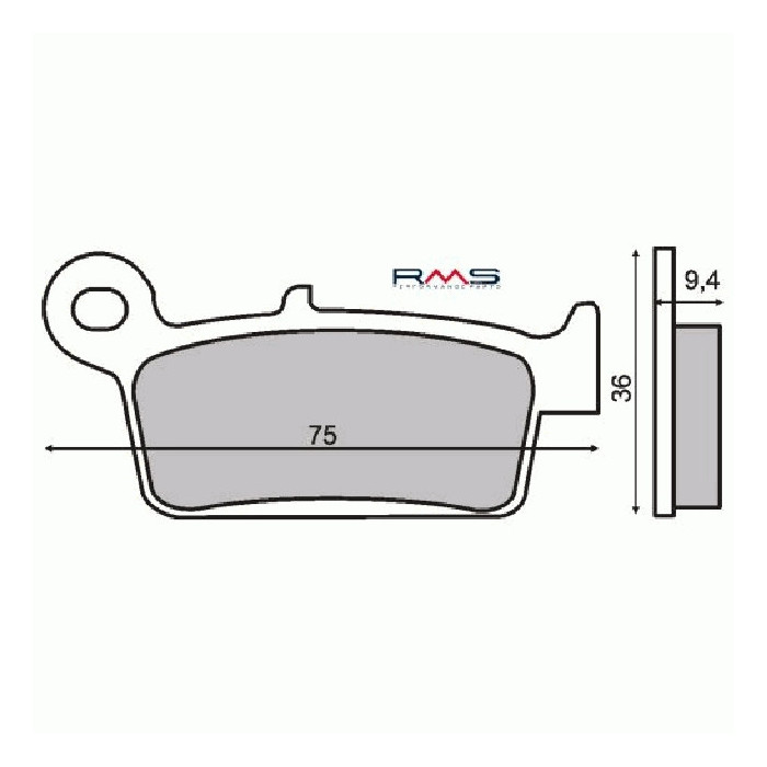 ORGANIC FRONT BRAKE PADS PEUGEOT SV 125 GEO 1993