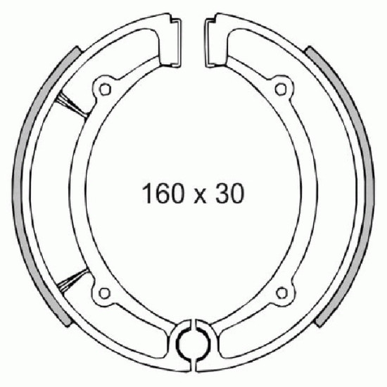 REAR BRAKE PADS YAMAHA MAJESTY 250CC