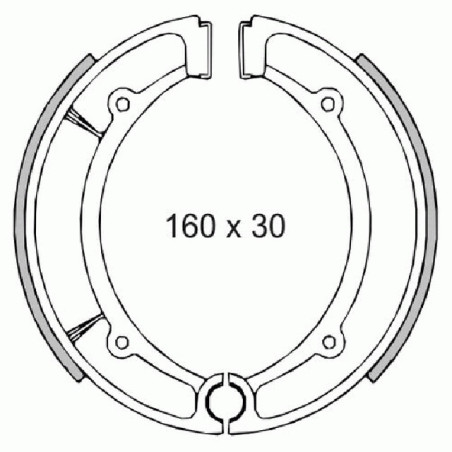 REAR BRAKE PADS YAMAHA MAJESTY 250CC