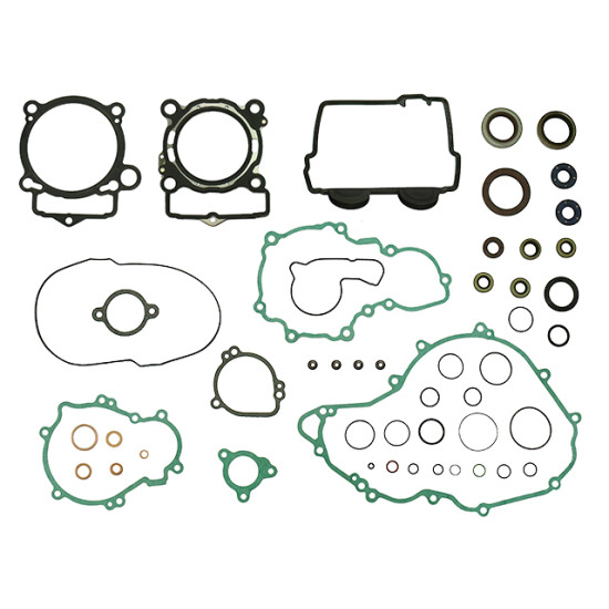 NAMURA gasket set KTM SXF 250 ('13-'15), EXCF 250`14-'16 (with valve cover gasket + oil seal set)