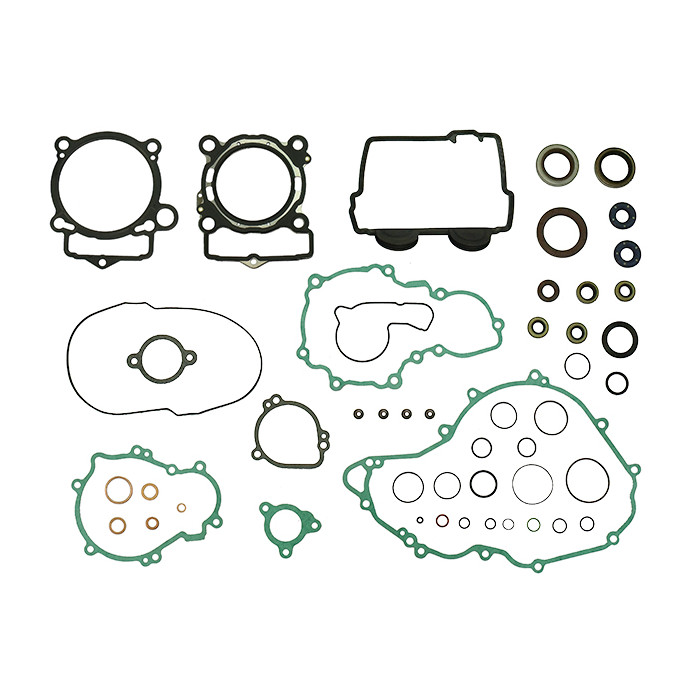 NAMURA gasket set KTM SXF 250 ('13-'15), EXCF 250`14-'16 (with valve cover gasket + oil seal set)